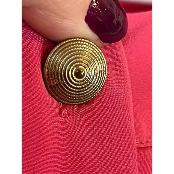 Vintage Festive Top 16 Pink Retro Holiday Feminine 70s Classic Preppy Resort - Picture 5 of 13